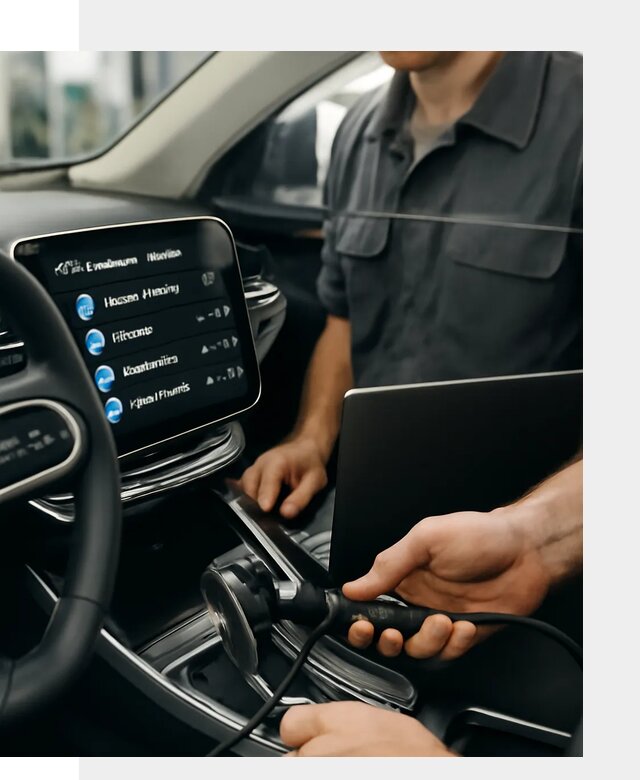 Установка приложений Geely для мультимедиа автомобиля в Малоярославце